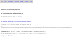 Desktop Screenshot of janwigestrand.com